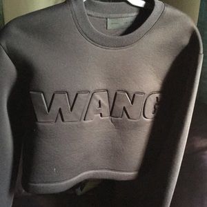 Alexander wang crop sweatshirt